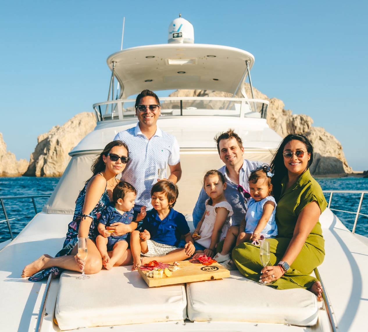 Infinity 40 yacht cruising in Cabo San Lucas Bay