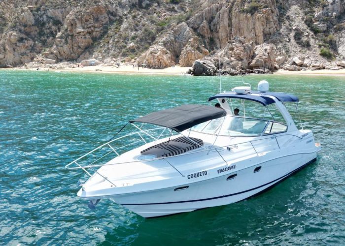 Cruising the Cabo Coastline on Our 40 ft Private Yacht-infinity 40ft