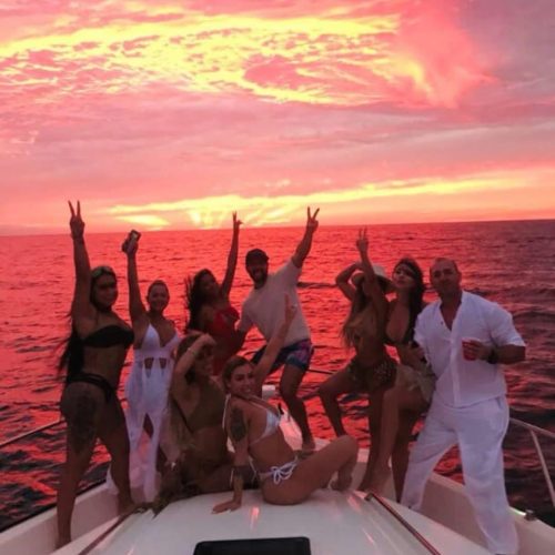 Scenic View of the Arch of Cabo San Lucas from the Yacht-infinity 40ft