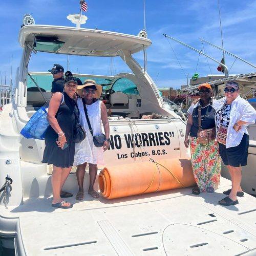 boat trips los cabos happy guest-infinity 45